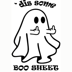 Dis Some Boo Sheet Ghost sticker